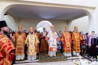 11-Перенесение мощей святителя Николая Чудотворца из Мир Ликийских в город Бари. Управляющий Усть-Каменогорской и Семипалатинской епархией сослужил митрополиту Александру в Гаврииловском храме города Талдыкоргана