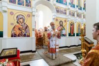 15-Перенесение мощей святителя Николая Чудотворца из Мир Ликийских в город Бари. Управляющий Усть-Каменогорской и Семипалатинской епархией сослужил митрополиту Александру в Гаврииловском храме города Талдыкоргана