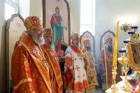 16-Перенесение мощей святителя Николая Чудотворца из Мир Ликийских в город Бари. Управляющий Усть-Каменогорской и Семипалатинской епархией сослужил митрополиту Александру в Гаврииловском храме города Талдыкоргана