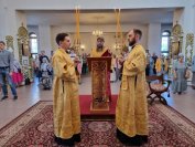 13-Архиепископ Амфилохий совершил Божественную Литургию в Неделю 7-ю по Пятидесятнице