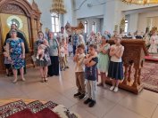 33-Архиепископ Амфилохий совершил Божественную Литургию в Неделю 7-ю по Пятидесятнице