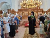 41-Архиепископ Амфилохий совершил Божественную Литургию в Неделю 7-ю по Пятидесятнице
