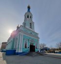 1-Архиепископ Амфилохий совершил Божественную Литургию в Воскресенском кафедральном соборе города Семипалатинска