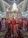 15-Архиепископ Амфилохий совершил Божественную Литургию в Воскресенском кафедральном соборе города Семипалатинска