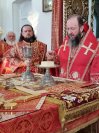 45-Архиепископ Амфилохий совершил Божественную Литургию в Воскресенском кафедральном соборе города Семипалатинска