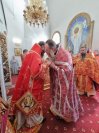 53-Архиепископ Амфилохий совершил Божественную Литургию в Воскресенском кафедральном соборе города Семипалатинска