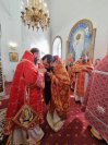 54-Архиепископ Амфилохий совершил Божественную Литургию в Воскресенском кафедральном соборе города Семипалатинска