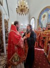 55-Архиепископ Амфилохий совершил Божественную Литургию в Воскресенском кафедральном соборе города Семипалатинска
