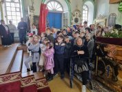 59-Архиепископ Амфилохий совершил Божественную Литургию в Воскресенском кафедральном соборе города Семипалатинска