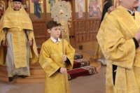 10-В Неделю пред Воздвижением Креста Господня архиепископ Амфилохий совершил Божественную Литургию в Андреевском кафедральном соборе