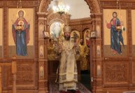 15-В Неделю пред Воздвижением Креста Господня архиепископ Амфилохий совершил Божественную Литургию в Андреевском кафедральном соборе