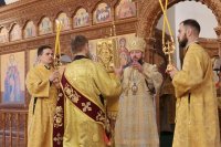 22-В Неделю пред Воздвижением Креста Господня архиепископ Амфилохий совершил Божественную Литургию в Андреевском кафедральном соборе