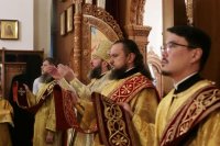 23-В Неделю пред Воздвижением Креста Господня архиепископ Амфилохий совершил Божественную Литургию в Андреевском кафедральном соборе