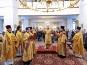 1-Неделя сыропустная, воспоминание Адамова изгнания. Божественная Литургия в Свято-Андреевском кафедральном соборе