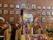 13-Неделя сыропустная, воспоминание Адамова изгнания. Божественная Литургия в Свято-Андреевском кафедральном соборе