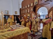 21-Неделя сыропустная, воспоминание Адамова изгнания. Божественная Литургия в Свято-Андреевском кафедральном соборе