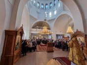 36-Неделя сыропустная, воспоминание Адамова изгнания. Божественная Литургия в Свято-Андреевском кафедральном соборе