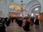11-Великая вечерня с чином прощения была совершена в главном храме Восточного Казахстана