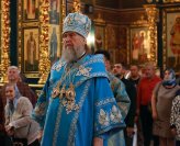 9-В день памяти священномученика Владимира Лепсинского архиепископ Амфилохий сослужил митрополиту Александру за Божественной Литургией в Успенском кафедральном соборе столицы Казахстана