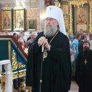 24-В день памяти священномученика Владимира Лепсинского архиепископ Амфилохий сослужил митрополиту Александру за Божественной Литургией в Успенском кафедральном соборе столицы Казахстана