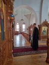 1-В Андреевском кафедральном соборе было совершено вечернее богослужение с чтением первой части Великого покаянного канона преподобного Андрея Критского