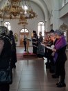 7-В Андреевском кафедральном соборе было совершено вечернее богослужение с чтением первой части Великого покаянного канона преподобного Андрея Критского