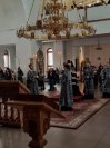 8-В Андреевском кафедральном соборе было совершено вечернее богослужение с чтением первой части Великого покаянного канона преподобного Андрея Критского