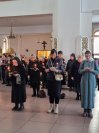 10-В Андреевском кафедральном соборе было совершено вечернее богослужение с чтением первой части Великого покаянного канона преподобного Андрея Критского