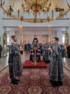 11-В Андреевском кафедральном соборе было совершено вечернее богослужение с чтением первой части Великого покаянного канона преподобного Андрея Критского