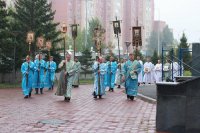 23-Успение Пресвятой Богородицы – престольный праздник главного храма Казахстана. Торжества в столице возглавил митрополит Астанайский и Казахстанский Александр
