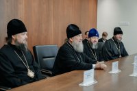4-Состоялась встреча Главы Православной Церкви Казахстана с акимом области Абай Н.Т. Уранхаевым