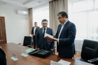 8-Состоялась встреча Главы Православной Церкви Казахстана с акимом области Абай Н.Т. Уранхаевым