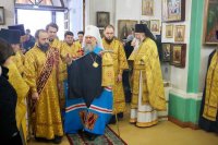 4-День памяти священномученика Александра, архиепископа Семипалатинского. Глава Митрополичьего округа совершил Литургию в Воскресенском соборе города Семипалатинска