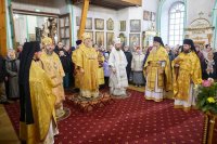 9-День памяти священномученика Александра, архиепископа Семипалатинского. Глава Митрополичьего округа совершил Литургию в Воскресенском соборе города Семипалатинска