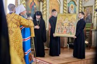 22-День памяти священномученика Александра, архиепископа Семипалатинского. Глава Митрополичьего округа совершил Литургию в Воскресенском соборе города Семипалатинска