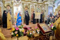 23-День памяти священномученика Александра, архиепископа Семипалатинского. Глава Митрополичьего округа совершил Литургию в Воскресенском соборе города Семипалатинска