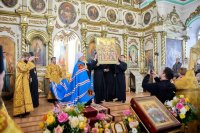 24-День памяти священномученика Александра, архиепископа Семипалатинского. Глава Митрополичьего округа совершил Литургию в Воскресенском соборе города Семипалатинска