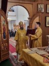 18-Божественная Литургия в Неделю святых отец в Андреевском кафедральном соборе