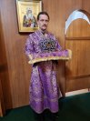 23-В день установления Таинства Евхаристии в Андреевском кафедральном соборе была совершена Божественная Литургия