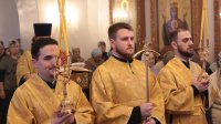 15-Божественная Литургия в Троицком соборе в Неделю 23-ю по Пятидесятнице