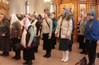 2-День памяти святых новомучеников и исповедников Церкви Русской.  Божественная Литургия в главном храме Восточного Казахстана 