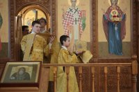 17-День памяти святых новомучеников и исповедников Церкви Русской.  Божественная Литургия в главном храме Восточного Казахстана 
