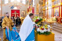 2-День памяти благоверного князя Александра Невского и святителя Митрофана Воронежского. Архиепископ Усть-Каменогорский и Семипалатинский Амфилохий сослужил митрополиту Александру за Божественной Литургией в Александро-Невском соборе Алматы