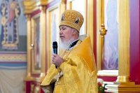 25-День памяти благоверного князя Александра Невского и святителя Митрофана Воронежского. Архиепископ Усть-Каменогорский и Семипалатинский Амфилохий сослужил митрополиту Александру за Божественной Литургией в Александро-Невском соборе Алматы
