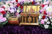 8-Благовещение Пресвятой Богородицы. Архиепископ Усть-Каменогорский и Семипалатинский Амфилохий сослужил Главе Митрополичьего округа за Божественной Литургией в главном храме Астаны