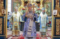 10-Благовещение Пресвятой Богородицы. Архиепископ Усть-Каменогорский и Семипалатинский Амфилохий сослужил Главе Митрополичьего округа за Божественной Литургией в главном храме Астаны