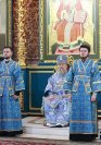 12-Благовещение Пресвятой Богородицы. Архиепископ Усть-Каменогорский и Семипалатинский Амфилохий сослужил Главе Митрополичьего округа за Божественной Литургией в главном храме Астаны