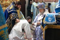18-Благовещение Пресвятой Богородицы. Архиепископ Усть-Каменогорский и Семипалатинский Амфилохий сослужил Главе Митрополичьего округа за Божественной Литургией в главном храме Астаны