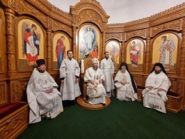 В святую рождественскую ночь в главном храме Рудного Алтая была совершена Божественная Литургия