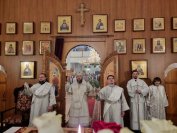 33-В святую рождественскую ночь в главном храме Рудного Алтая была совершена Божественная Литургия